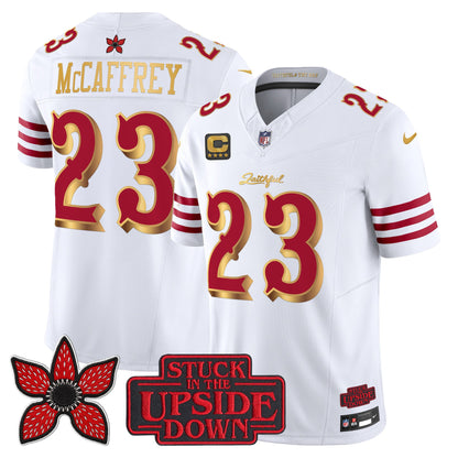 Men's San Francisco 49ers 'Rivalries x Stranger Things' Vapor Limited Jersey - All Stitched