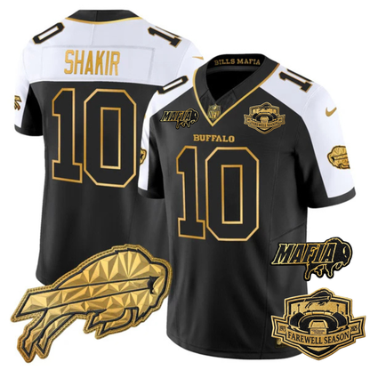 BUF Mafia 2025 "Rivalries" Gold Vapor Limited Jersey - All Stitched