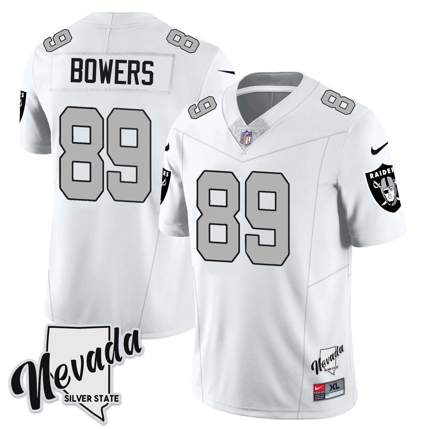 Raiders 2024 Vapor Limited Jersey TLA - Nevada Silver State - All Stitched