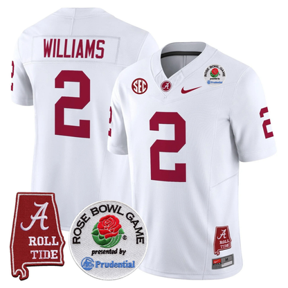BAMA Rose Bowl Vapor Limited Jersey - All Stitched