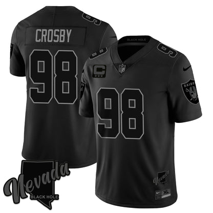 Raiders 2024 Vapor Limited Jersey TLA - Black Limited - All Stitched