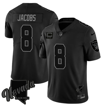 Raiders 2024 Vapor Limited Jersey TLA - Black Limited - All Stitched