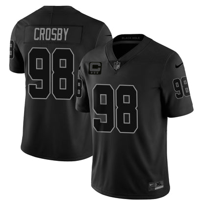 Raiders 2024 Vapor Limited Jersey TLA - Black Limited - All Stitched