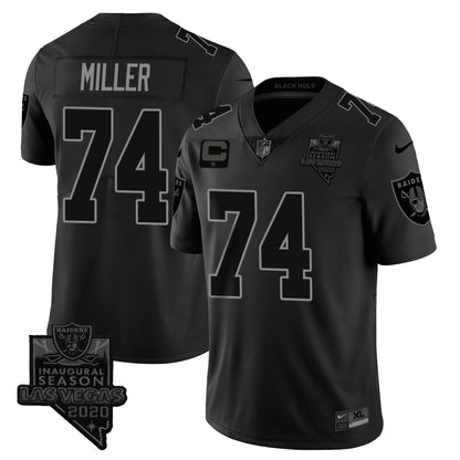 Raiders 2024 Vapor Limited Jersey TLA - Black Limited - All Stitched