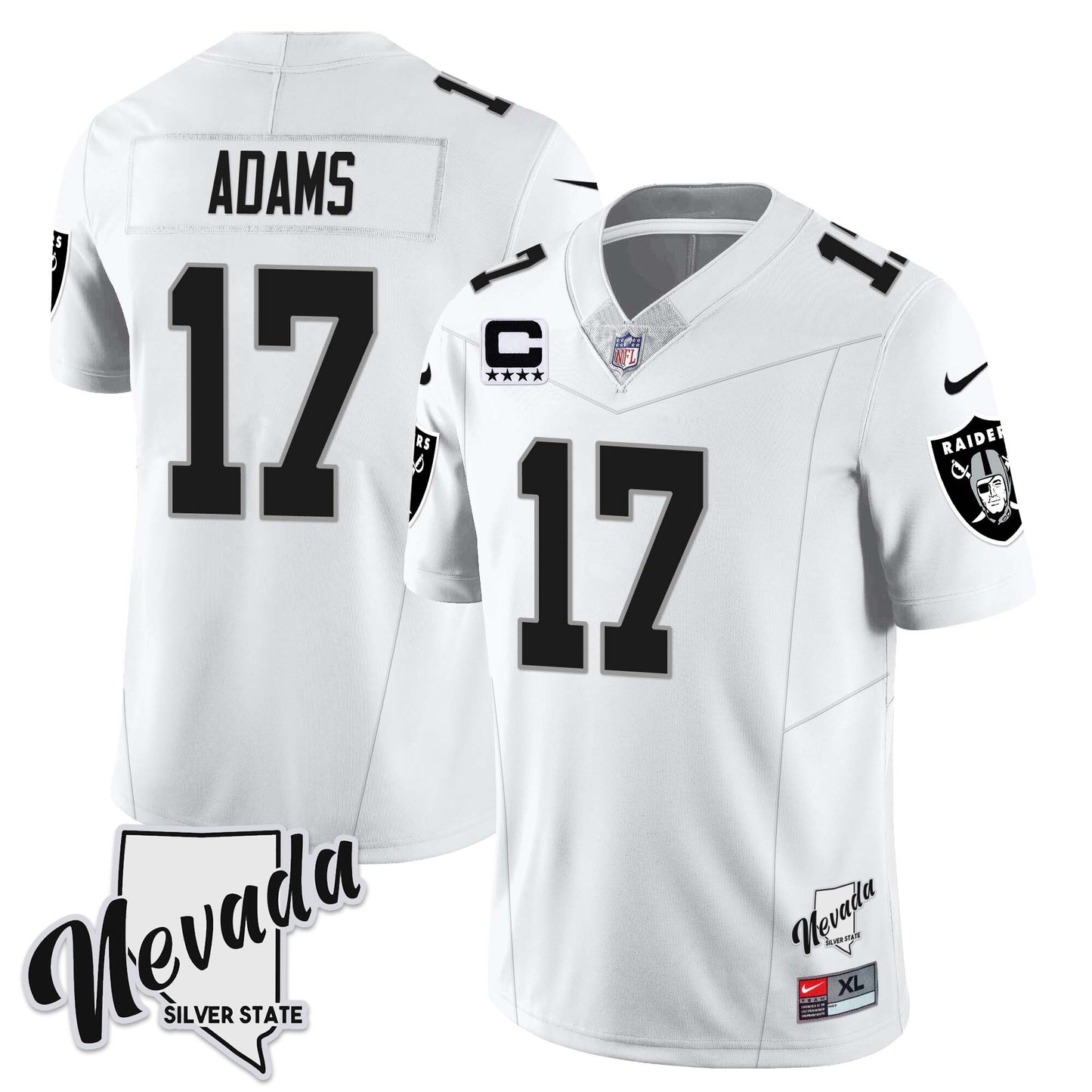Raiders 2024 Vapor Limited Jersey TLA - Nevada Silver State - All Stitched