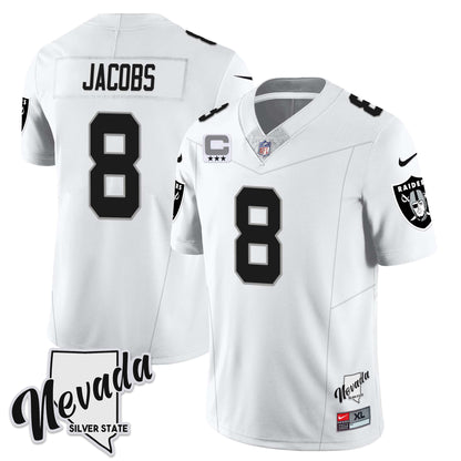 Raiders 2024 Vapor Limited Jersey TLA - Nevada Silver State - All Stitched