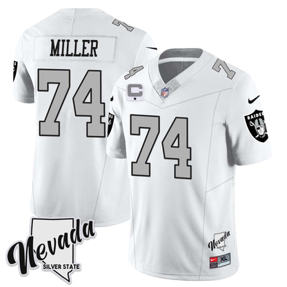 Raiders 2024 Vapor Limited Jersey TLA - Nevada Silver State - All Stitched