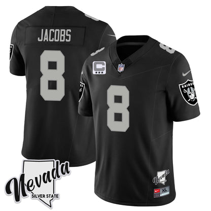 Raiders 2024 Vapor Limited Jersey TLA - Nevada Silver State - All Stitched