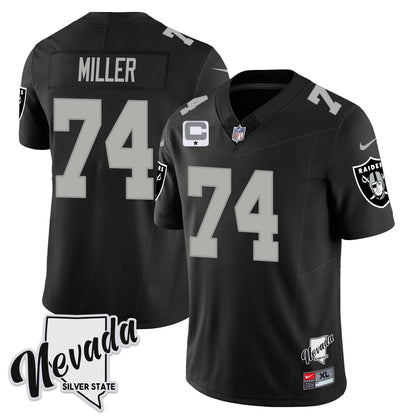 Raiders 2024 Vapor Limited Jersey TLA - Nevada Silver State - All Stitched