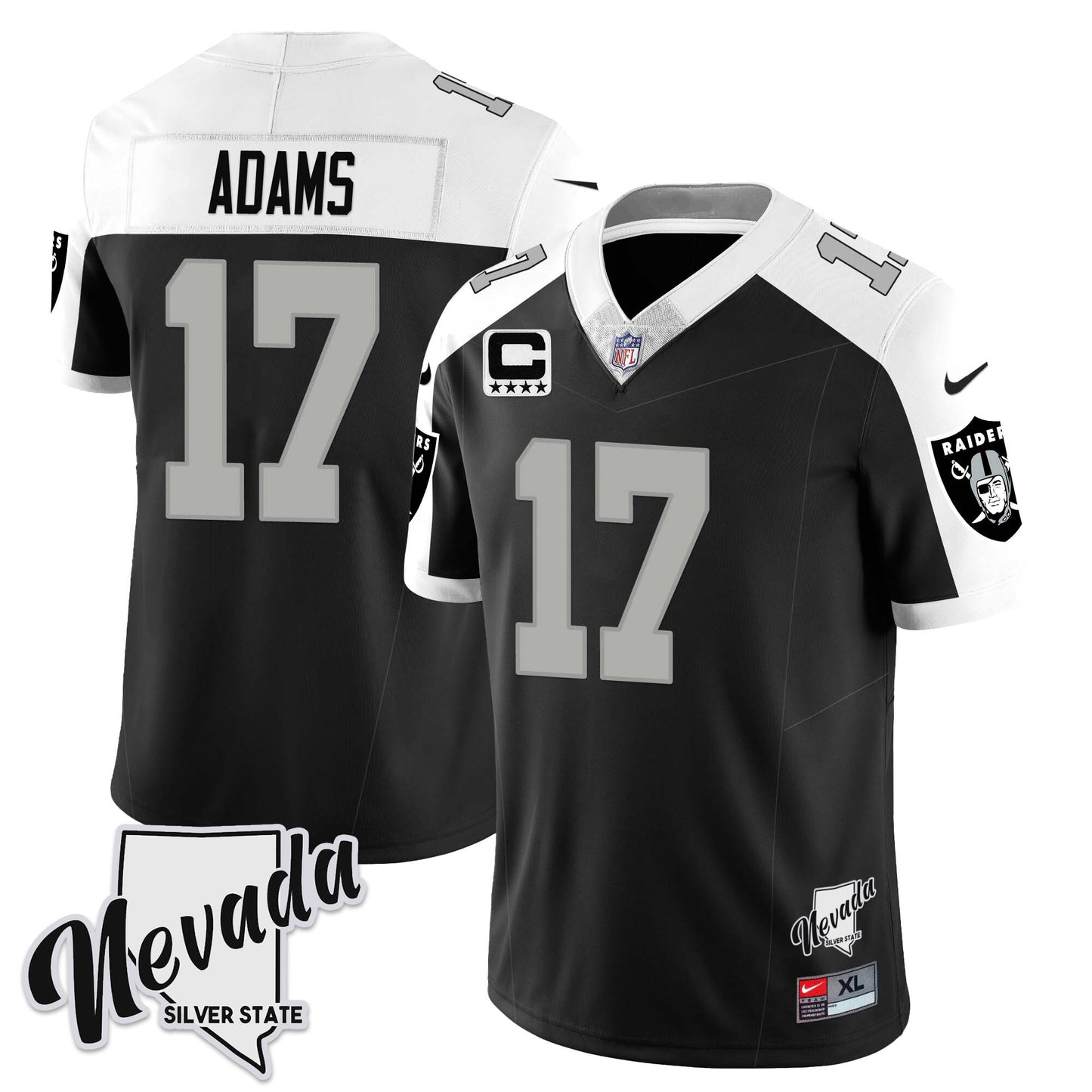 Raiders 2024 Vapor Limited Jersey TLA - Nevada Silver State - All Stitched