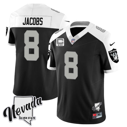 Raiders 2024 Vapor Limited Jersey TLA - Nevada Silver State - All Stitched