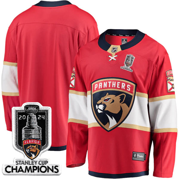 Florida Panthers 2024 Stanley Cup Champions Jersey - All Stitched