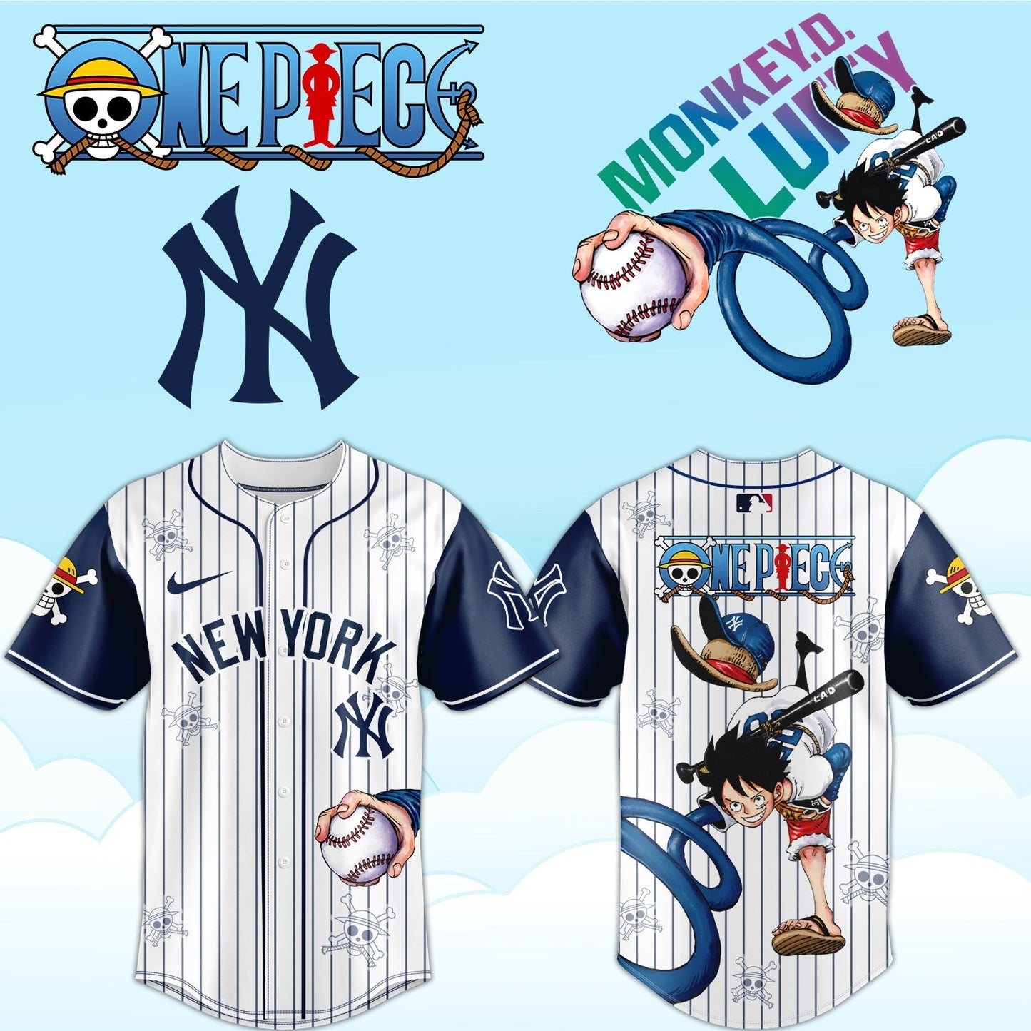 NYY ONE PIECE Limited Jersey 2025 Limited Jersey V2 - Printed