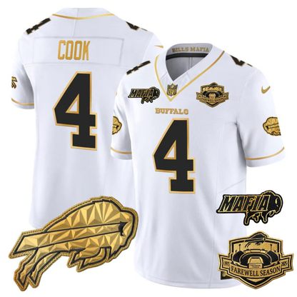 BUF Mafia 2025 "Rivalries" Gold Vapor Limited Jersey - All Stitched
