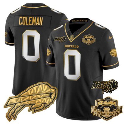 BUF Mafia 2025 "Rivalries" Gold Vapor Limited Jersey - All Stitched