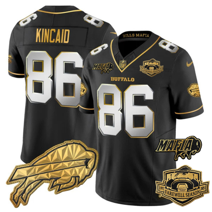 BUF Mafia 2025 "Rivalries" Gold Vapor Limited Jersey - All Stitched
