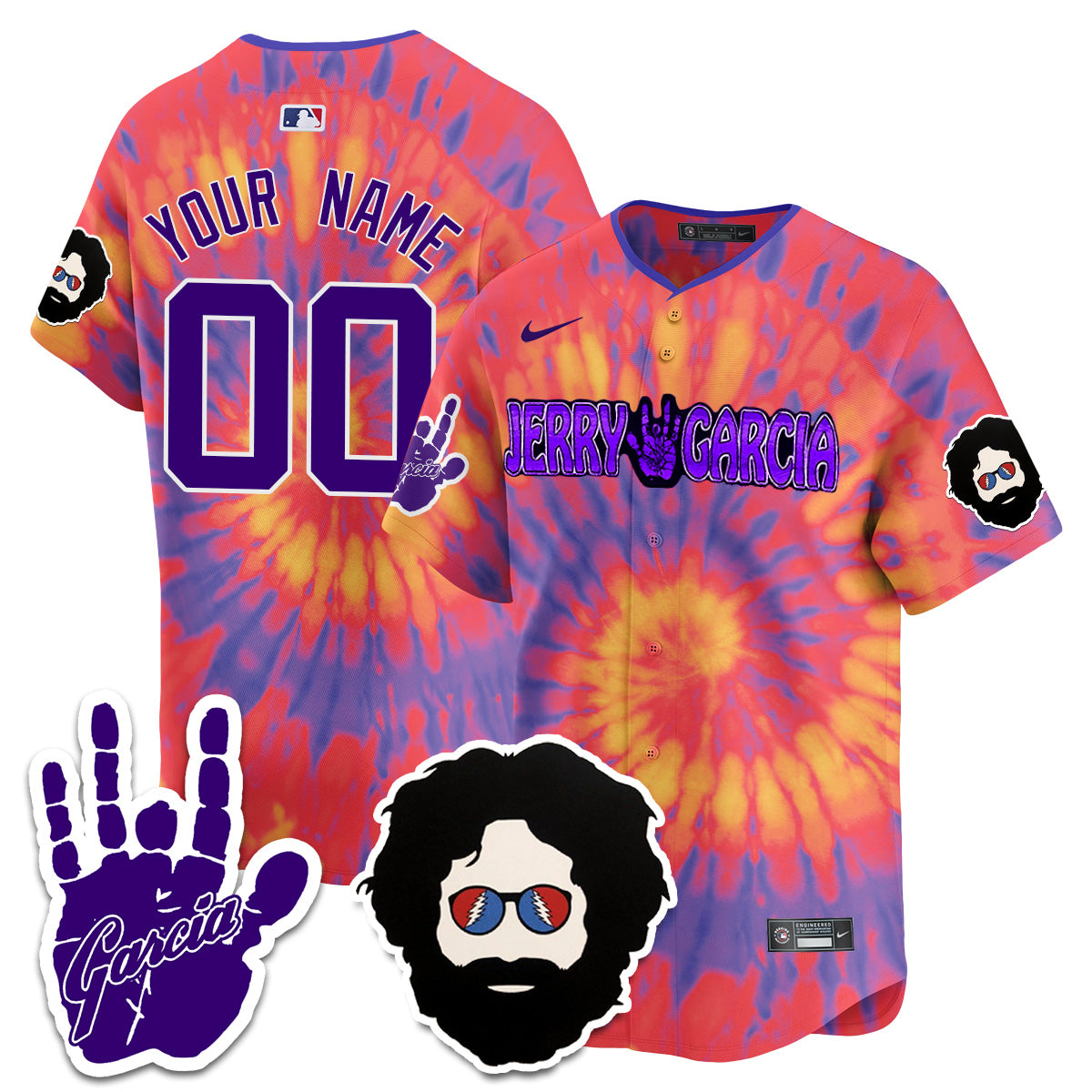 Custom Name - Jerry Garcia Tribute Night Limited Jersey