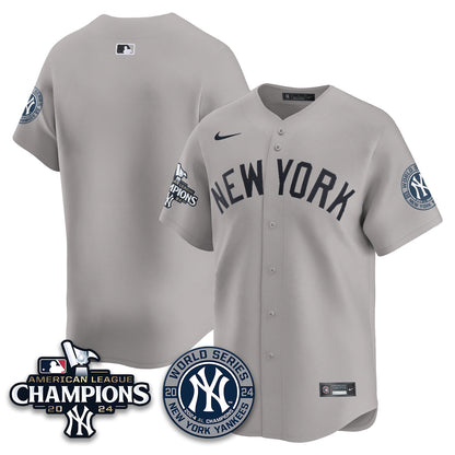 New York Yankees World Series AL Champions Jersey - All Stitched