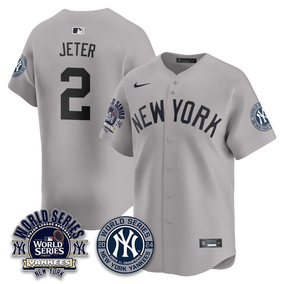 New York Yankees World Series 2024 Jersey - All Stitched
