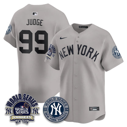 New York Yankees World Series 2024 Jersey - All Stitched