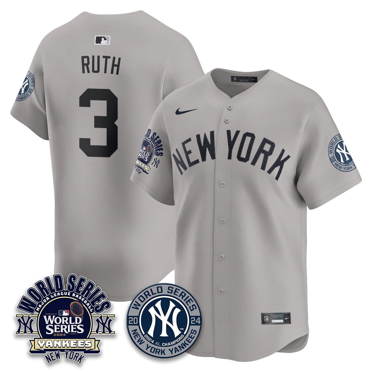 New York Yankees World Series 2024 Jersey - All Stitched