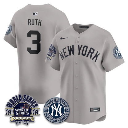 New York Yankees World Series 2024 Jersey - All Stitched