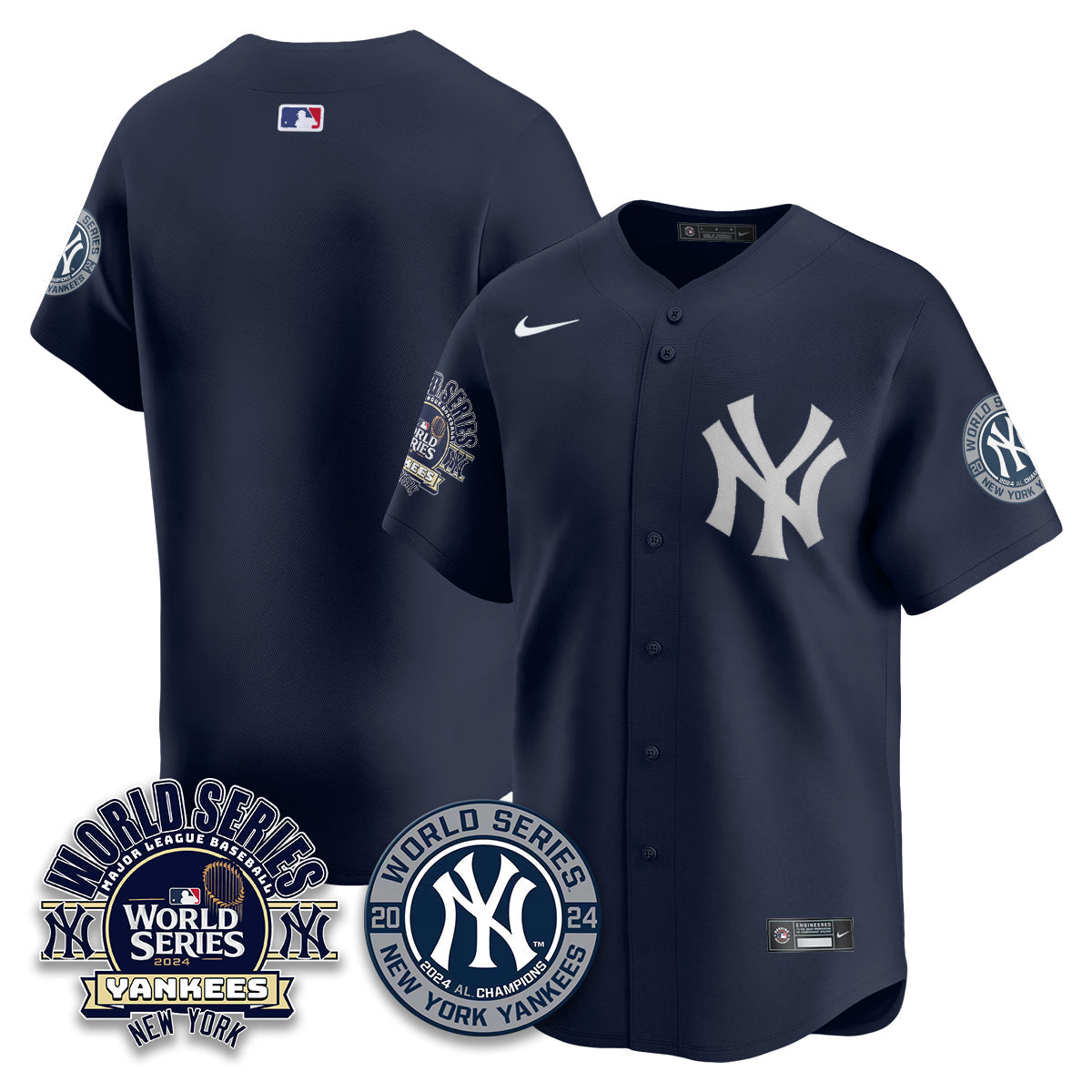New York Yankees World Series 2024 Jersey - All Stitched