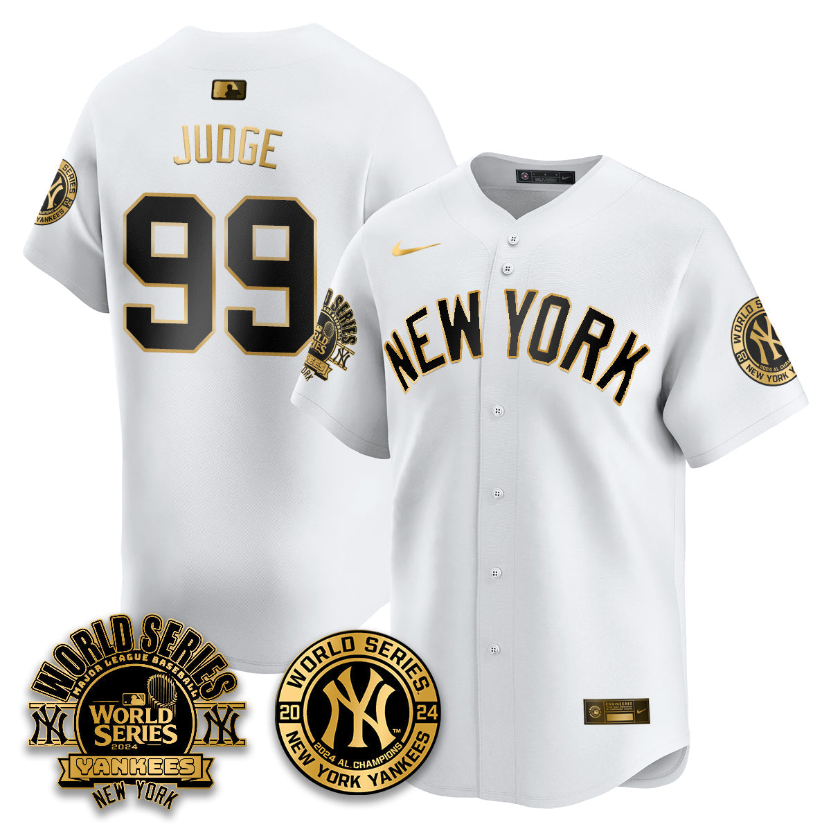 New York Yankees World Series 2024 Jersey - All Stitched