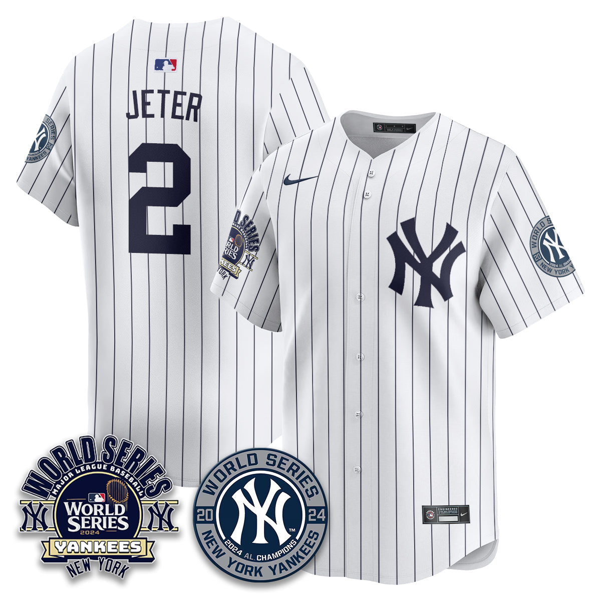 New York Yankees World Series 2024 Jersey - All Stitched