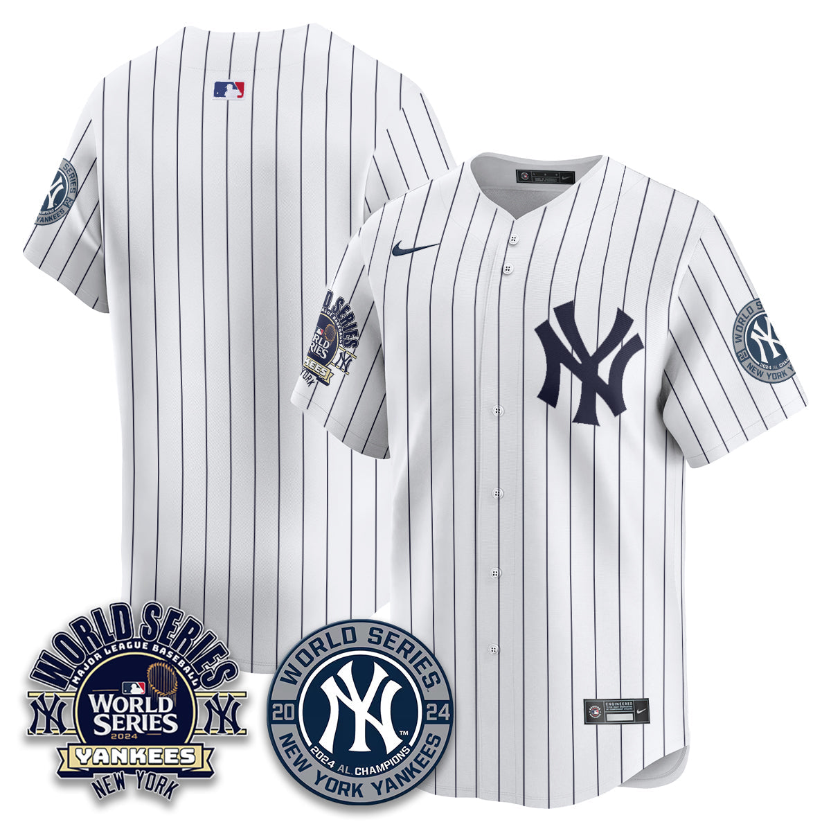 New York Yankees World Series 2024 Jersey - All Stitched