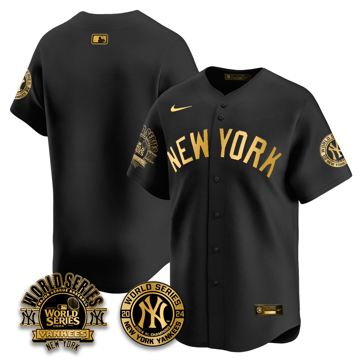 New York Yankees World Series 2024 Jersey - All Stitched