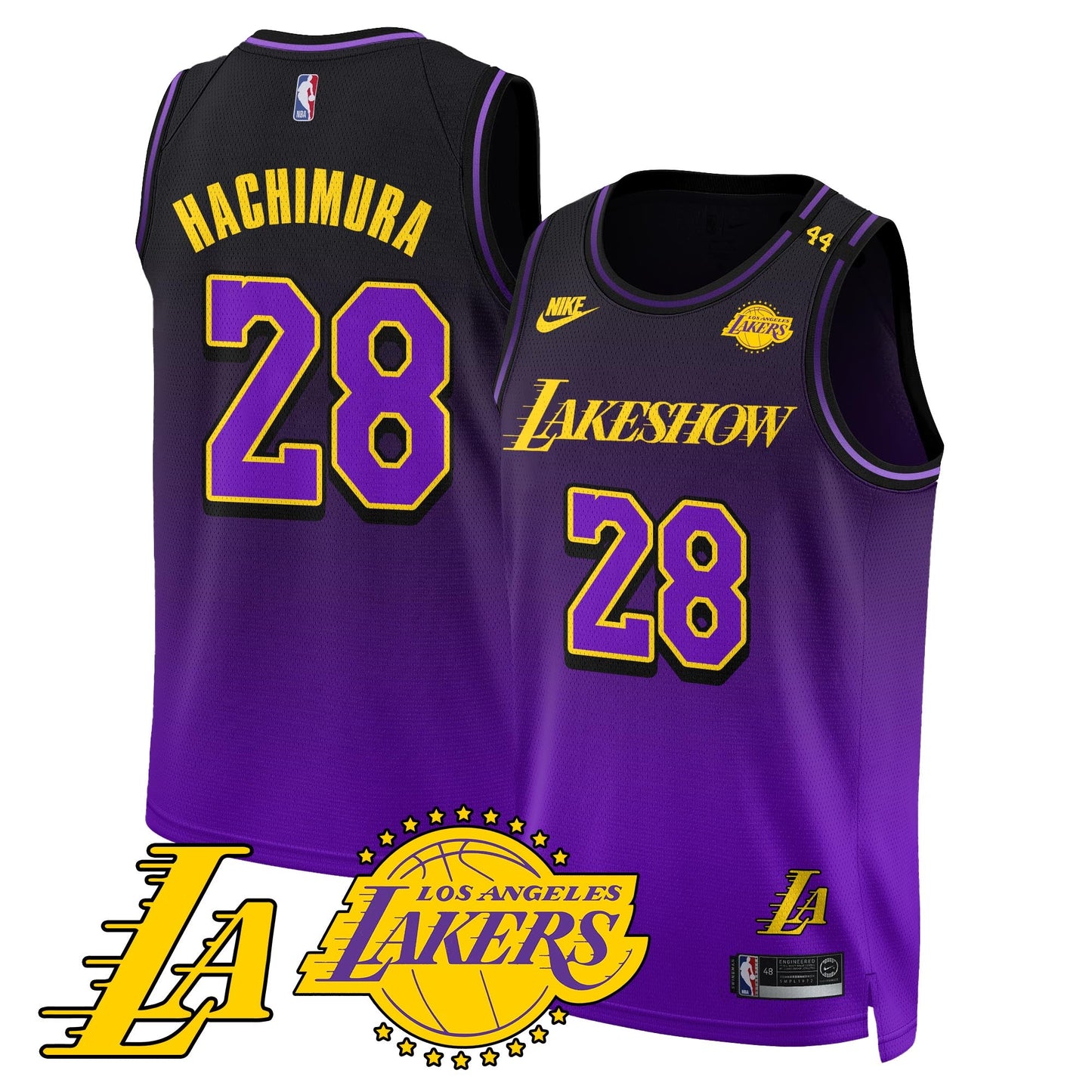 Los Angeles Lakers City Edition Jersey - All Stitched - The California Destiny