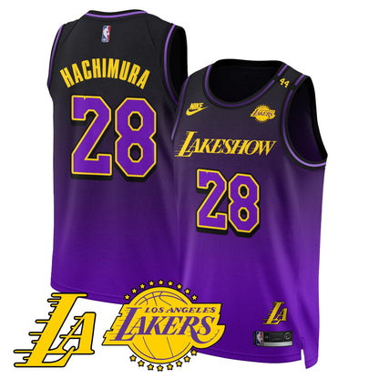 Los Angeles Lakers City Edition Jersey - All Stitched - The California Destiny