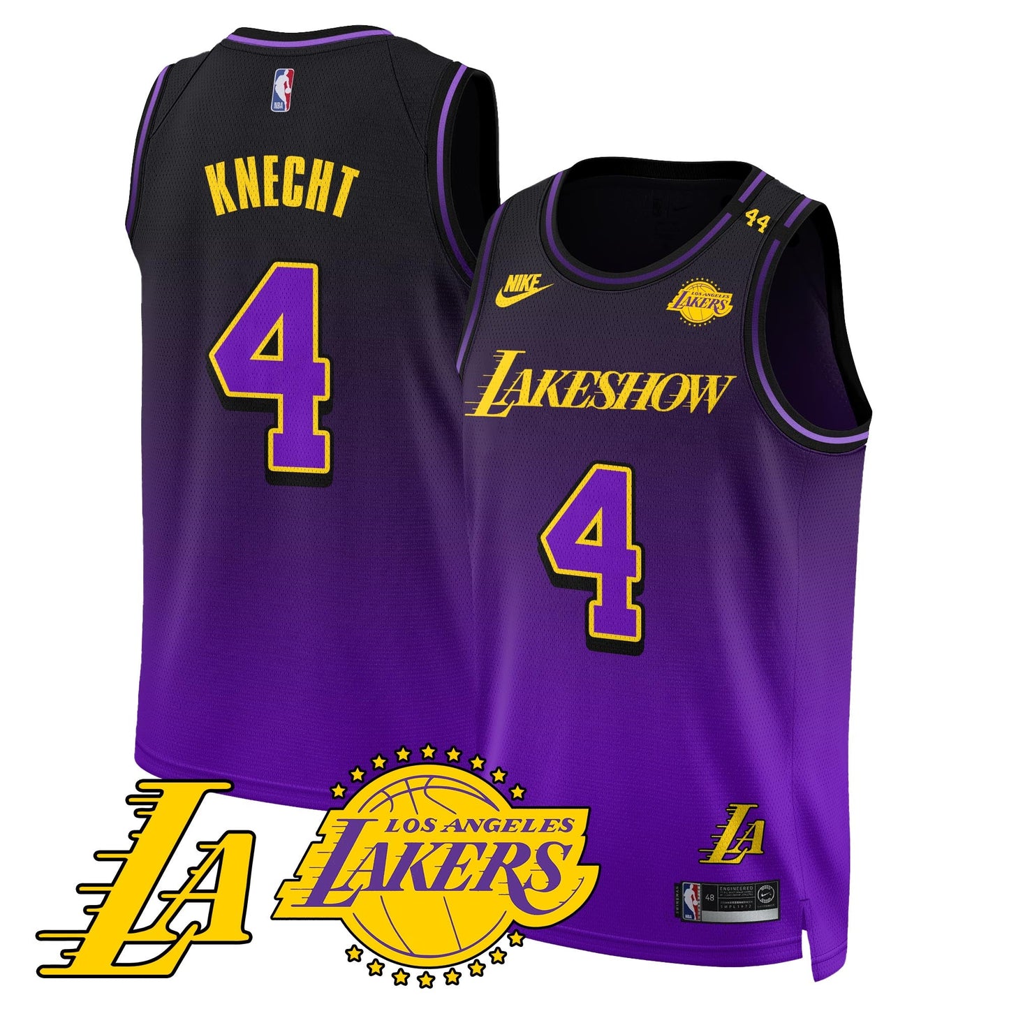 Los Angeles Lakers City Edition Jersey - All Stitched - The California Destiny