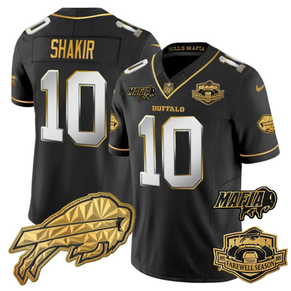 BUF Mafia 2025 "Rivalries" Gold Vapor Limited Jersey - All Stitched