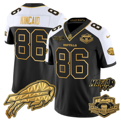 BUF Mafia 2025 "Rivalries" Gold Vapor Limited Jersey - All Stitched