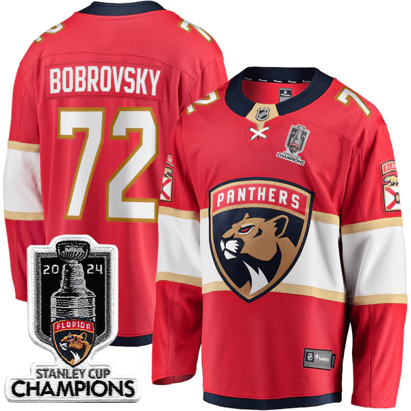 Florida Panthers 2024 Stanley Cup Champions Jersey - All Stitched