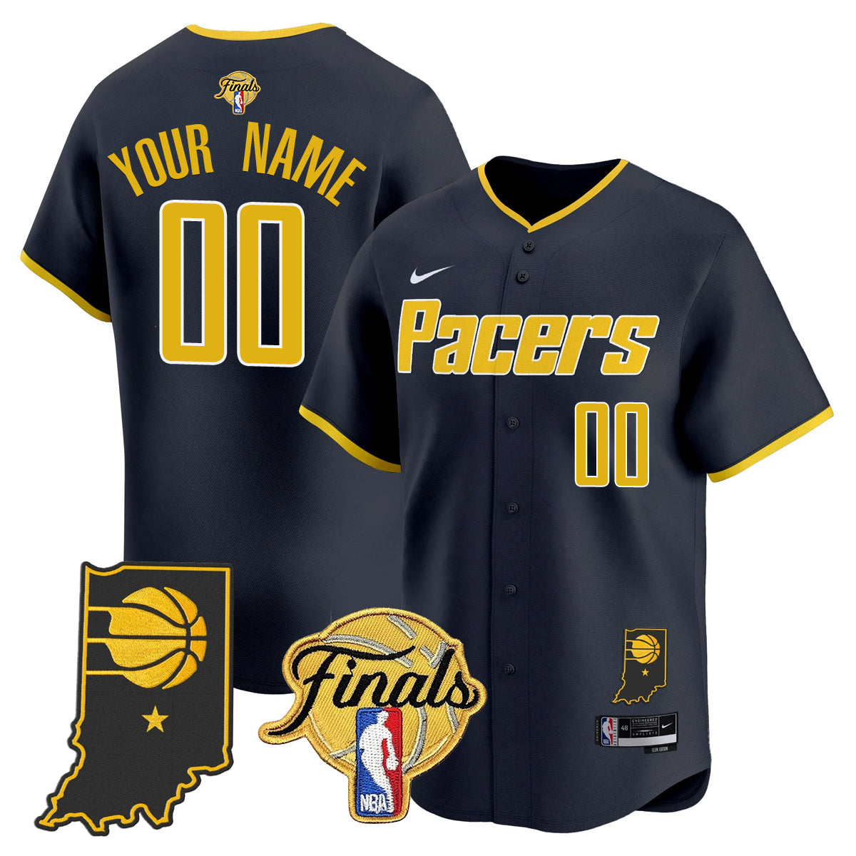 IND 2025 Finals Vapor Baseball Custom Jersey N3 - All Stitched