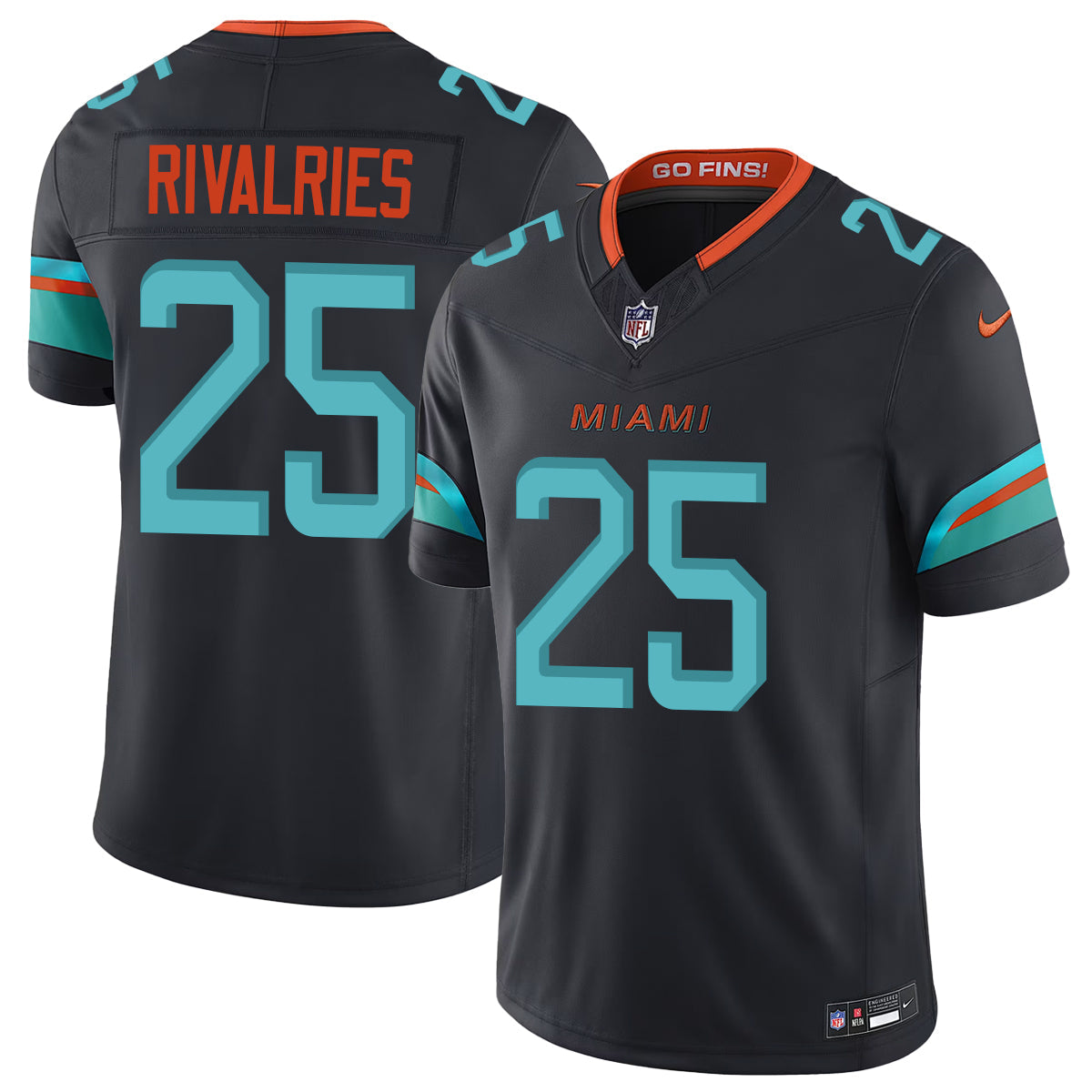MIA Vapor F.U.S.E. Limited Rivalry Series Jersey - All Stitched