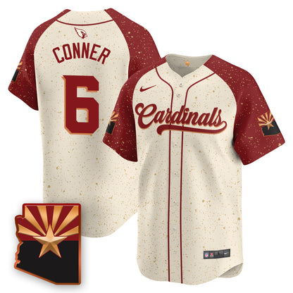 Arizona Cardinals Rivalry Series Baseball Jersey - All Stitched
