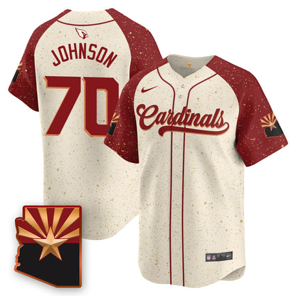 Arizona Cardinals Rivalry Series Baseball Jersey - All Stitched
