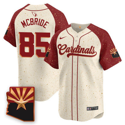 Arizona Cardinals Rivalry Series Baseball Jersey - All Stitched