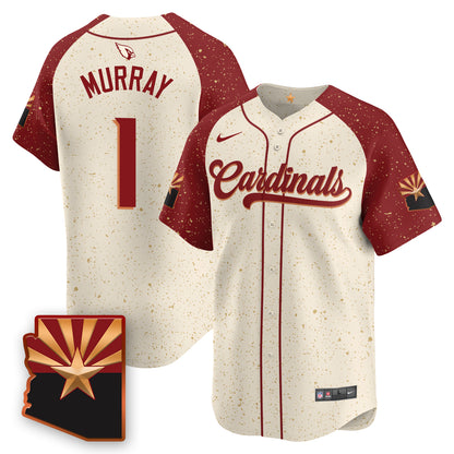 Arizona Cardinals Rivalry Series Baseball Jersey - All Stitched