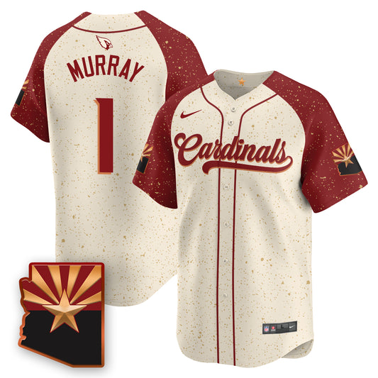 Arizona Cardinals Rivalry Series Baseball Jersey - All Stitched