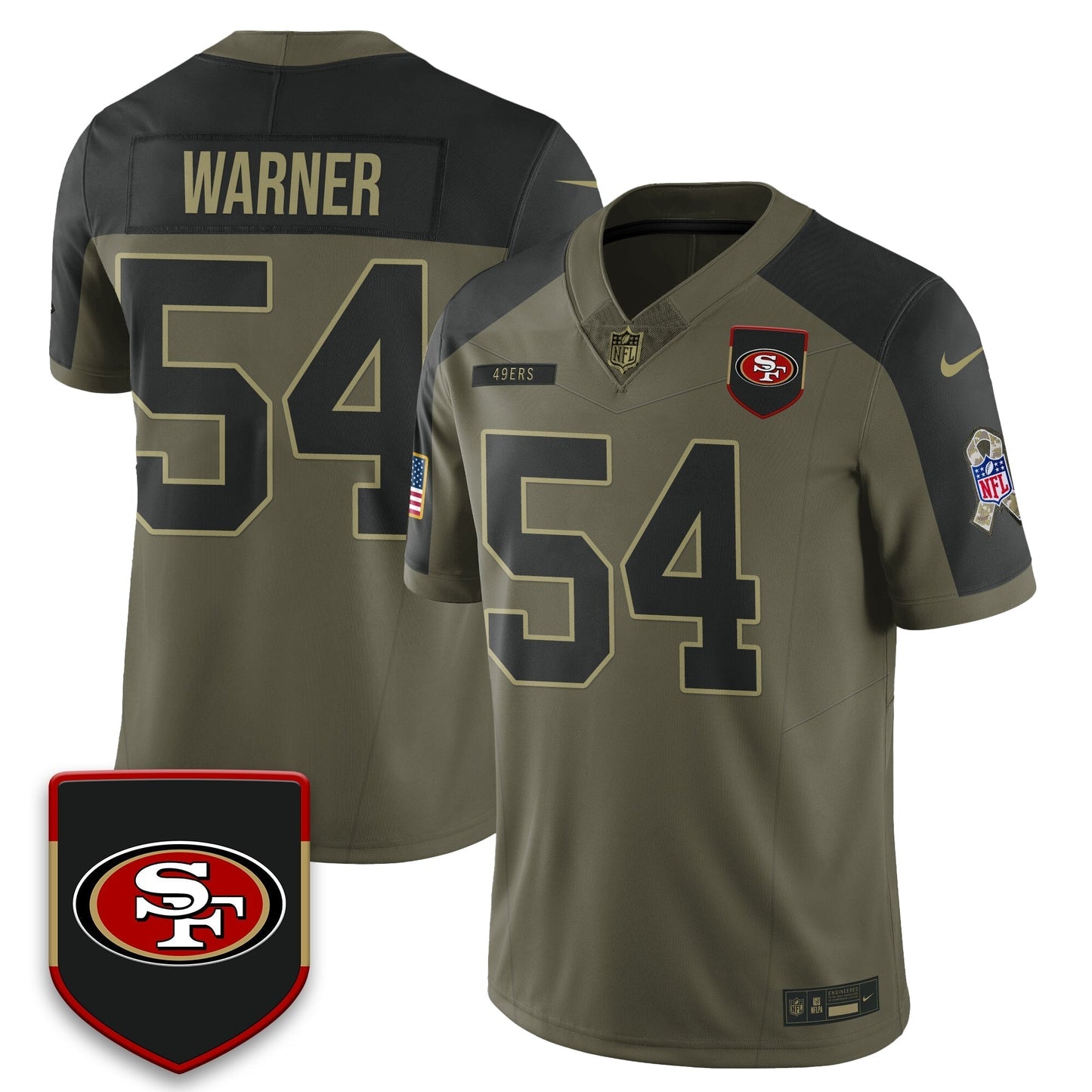 SF 2025 Salute to Service Limited Jersey - All Stitched