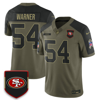 SF 2025 Salute to Service Limited Jersey - All Stitched