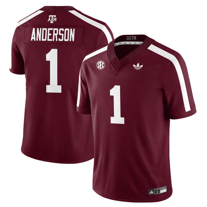 Texas A&M Aggies Football 1975 Throwback Jersey - All Stitched