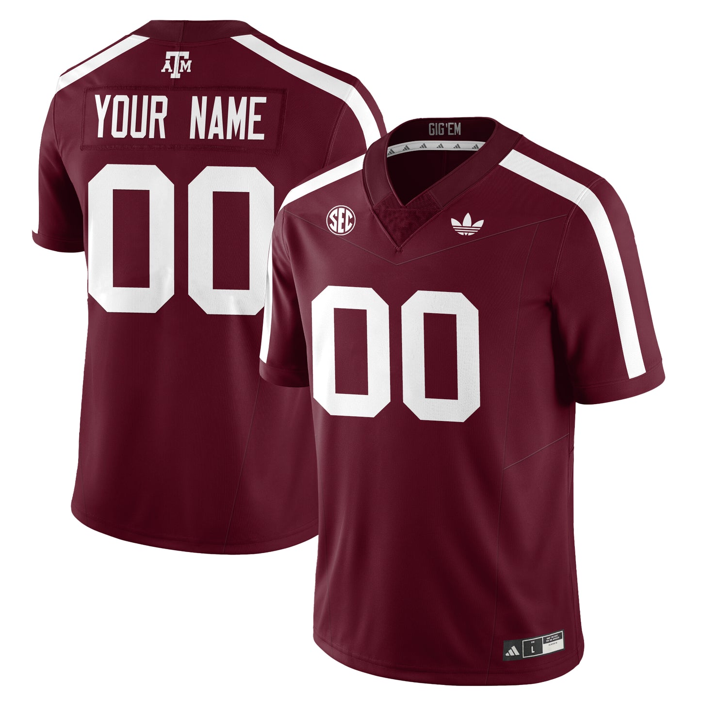 Texas A&M Aggies Football 1975 Throwback Jersey - All Stitched