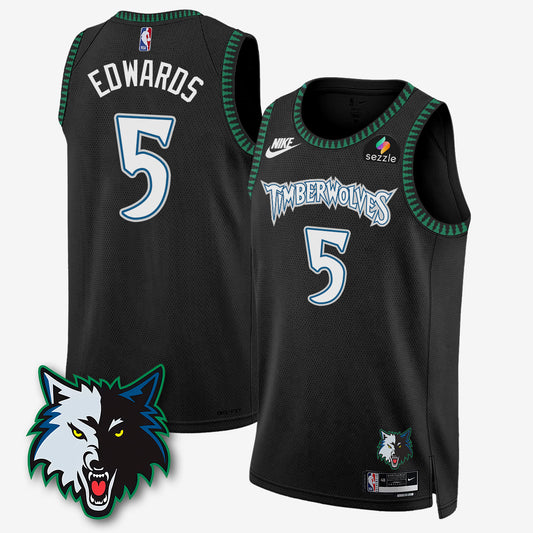 Minnesota Timberwolves "Black Trees" 25/26 Classic Edition Jersey - All Stitched
