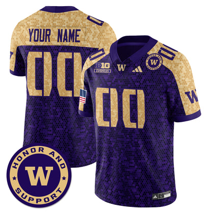Washington Football Honor and Support Uniform - All Stitched